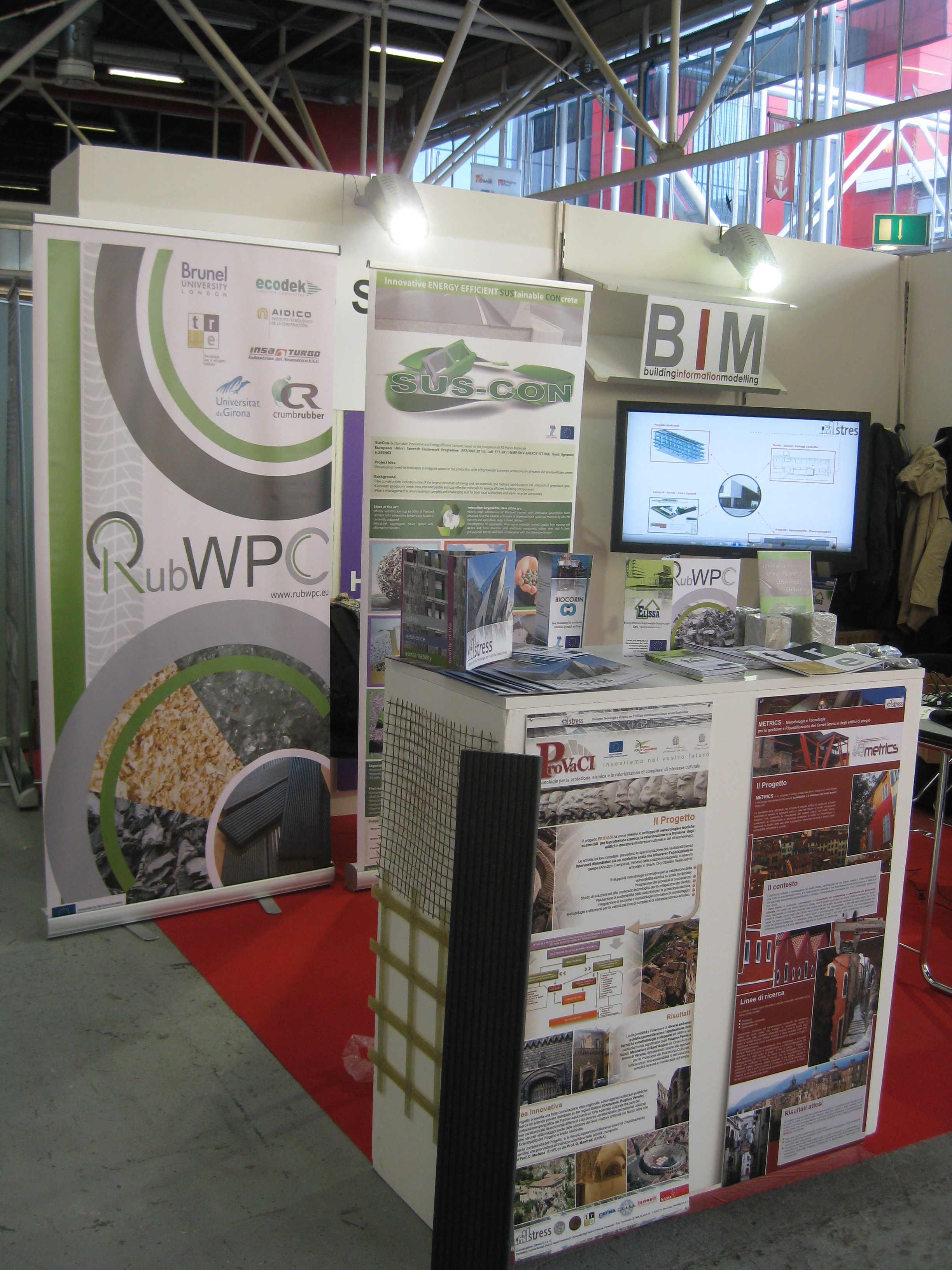 RubWPC at SAIE 2014 in Bologna, Italy